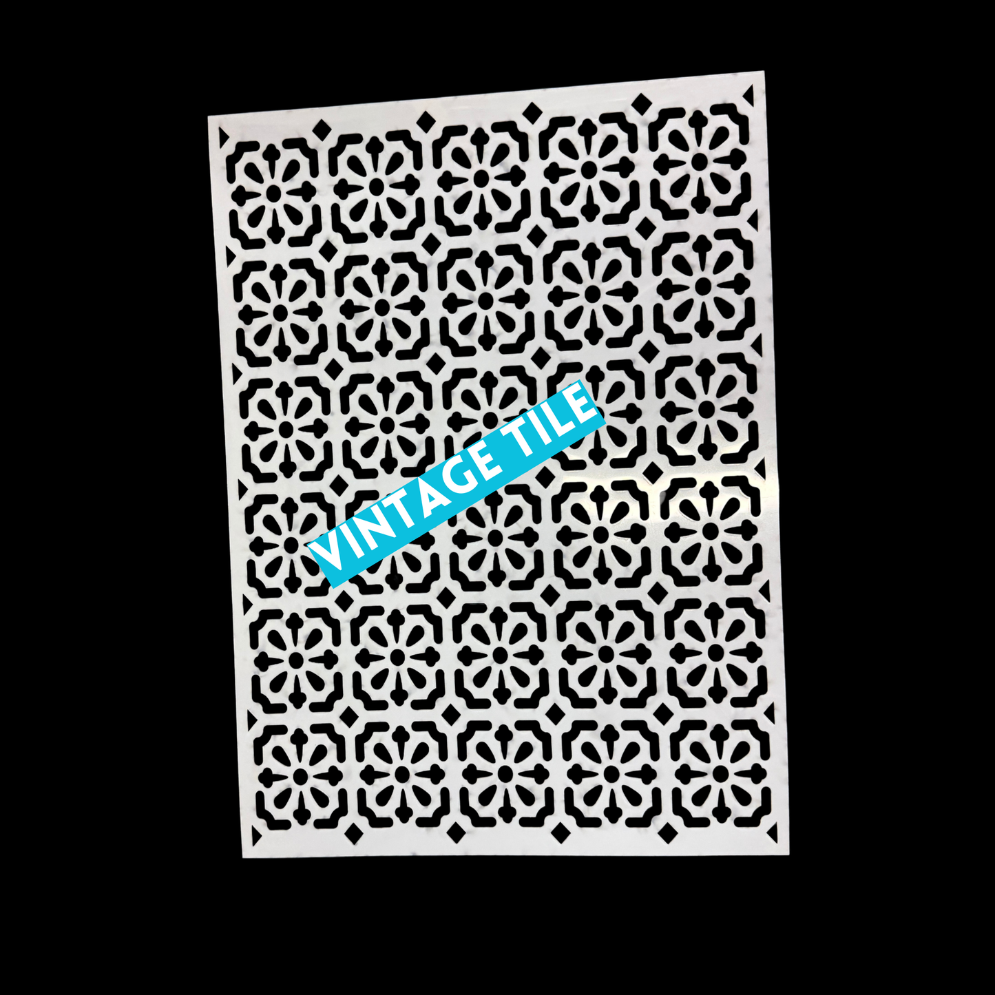 Patterns / Geometric Designs Laser Cut Mylar Stencil – Reusable Stencil for Walls, Wood Signs & Furniture | Boho, Floral, Check & Harlequin Patterns | 11.5 x16 (Copy)