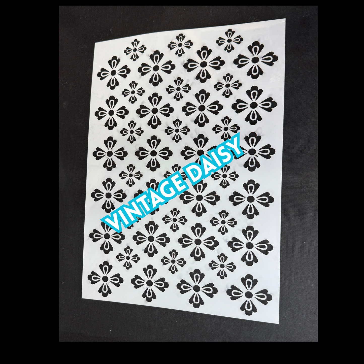 Patterns / Geometric Designs Laser Cut Mylar Stencil – Reusable Stencil for Walls, Wood Signs & Furniture | Boho, Floral, Check & Harlequin Patterns | 11.5 x16 (Copy)