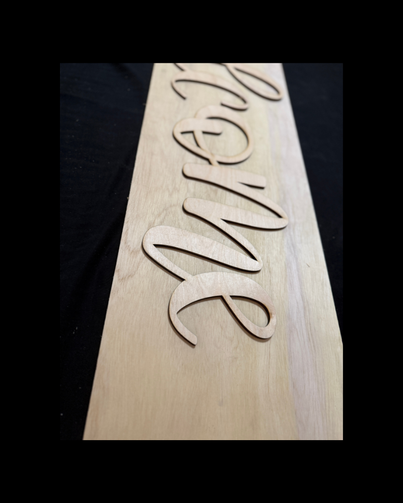 DIY Porch Leaner & Door Hanger Wood Cutout Set – Chunky Welcome Leaner Kit & Home Sweet Home Round Blank