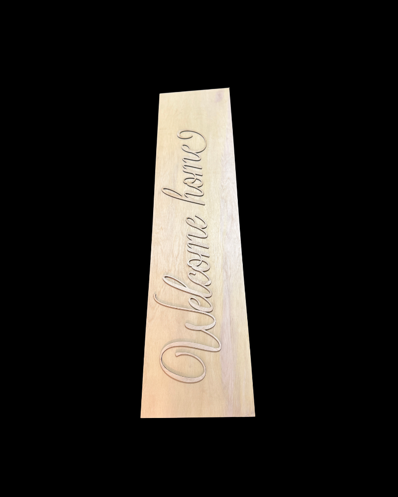 DIY Porch Leaner & Door Hanger Wood Cutout Set – Welcome Home and Hello Blank Kit