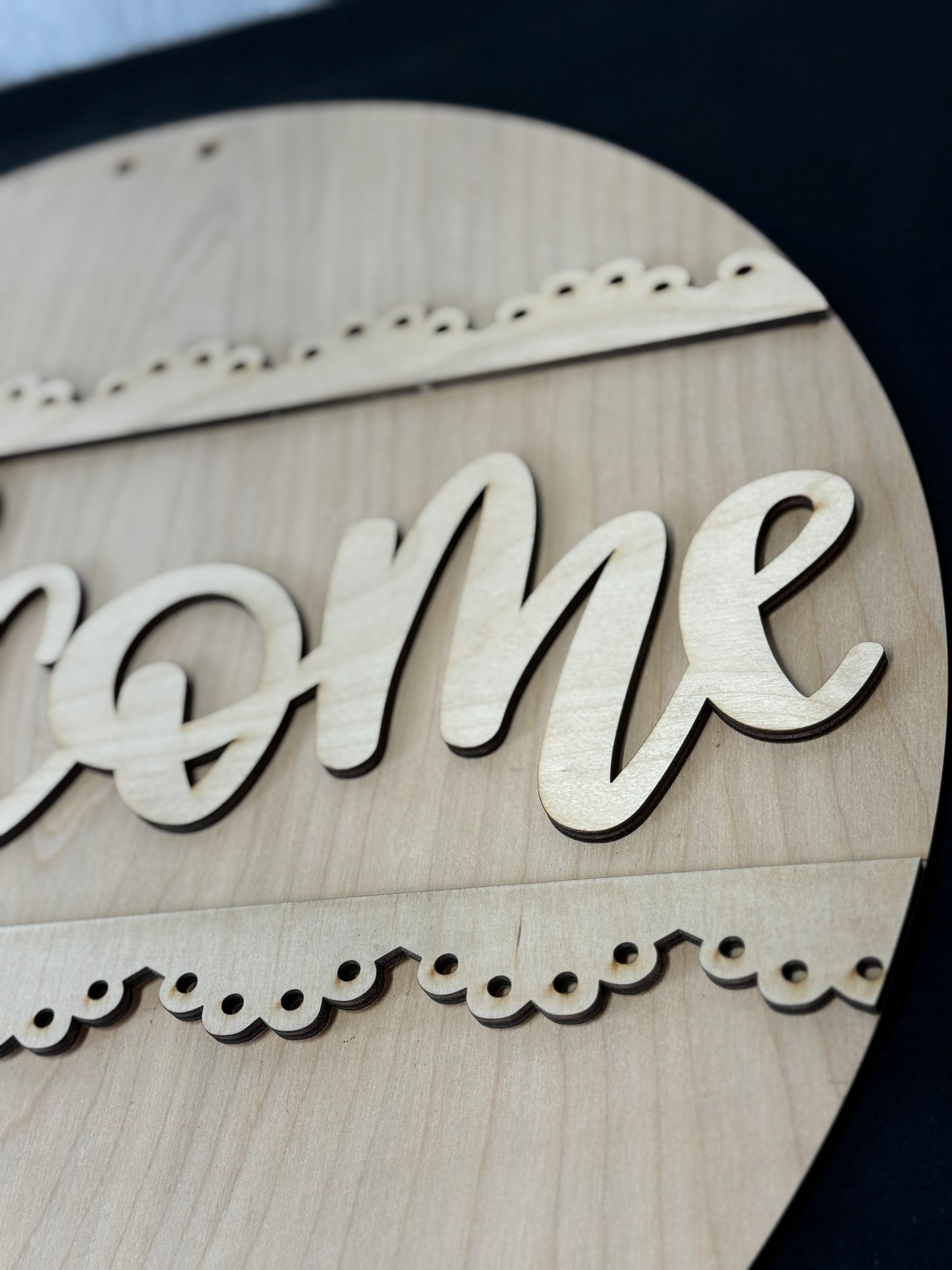 DIY Porch Leaner & Door Hanger Wood Cutout Set – Welcome & Home Sweet Home Blank Kit