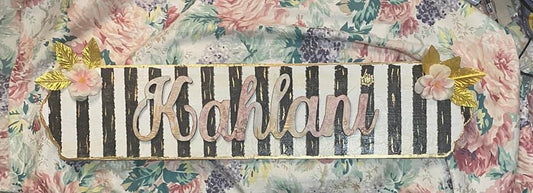 Custom NAME / Words / Laser Wood Cut Out