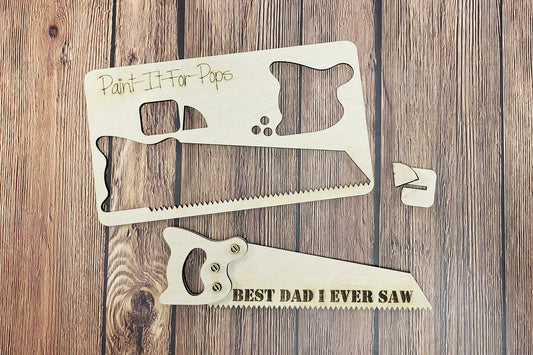 Fathers Day - Best Dad I Ever Saw Pop Out DIY Project