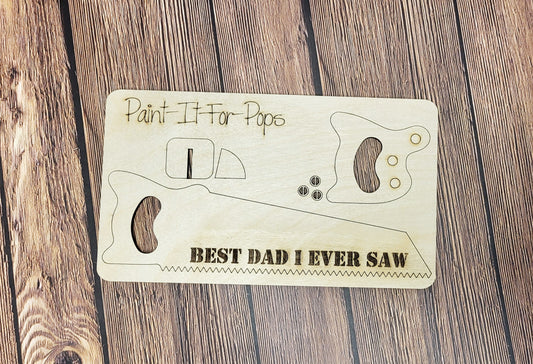 Fathers Day - Best Dad I Ever Saw Pop Out DIY Project