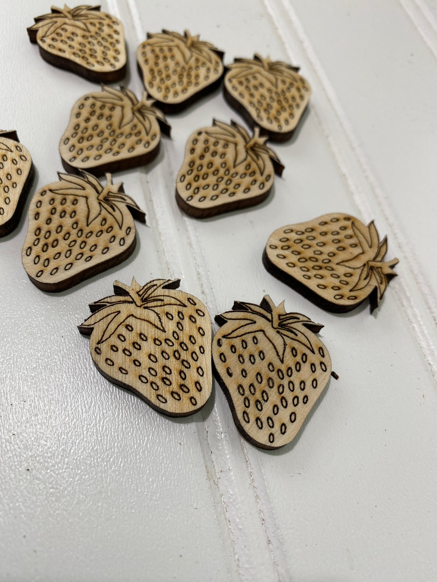 Strawberry Shape Laser Cut Blank for DIY Project