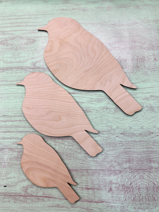 Bird Shape Laser Cut Blank for DIY Project