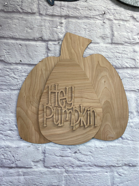 Pumpkin Layered Door Hanger Laser Cut Door Hanger / Blanks for DIY Project