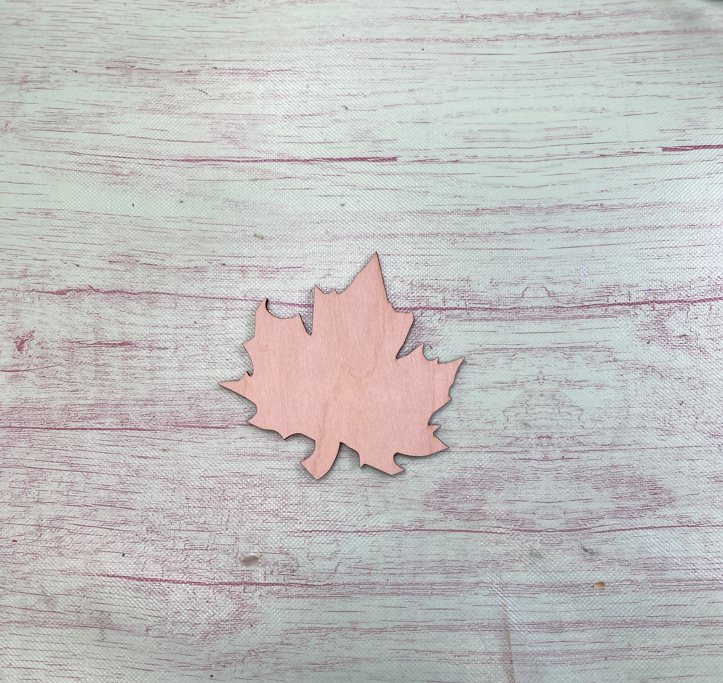 Maple Leaf Shape Laser Cut Blank for DIY Project