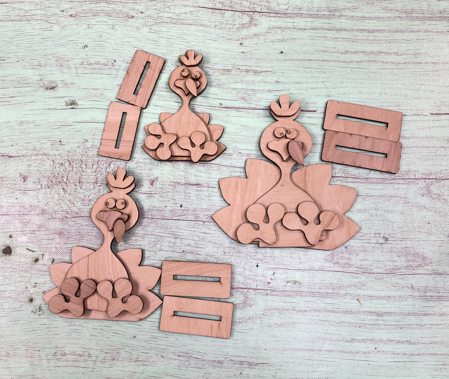 Thanksgiving Turkey Shelf Sitter / Whimsical Fall Decor /  Blanks for DIY Project