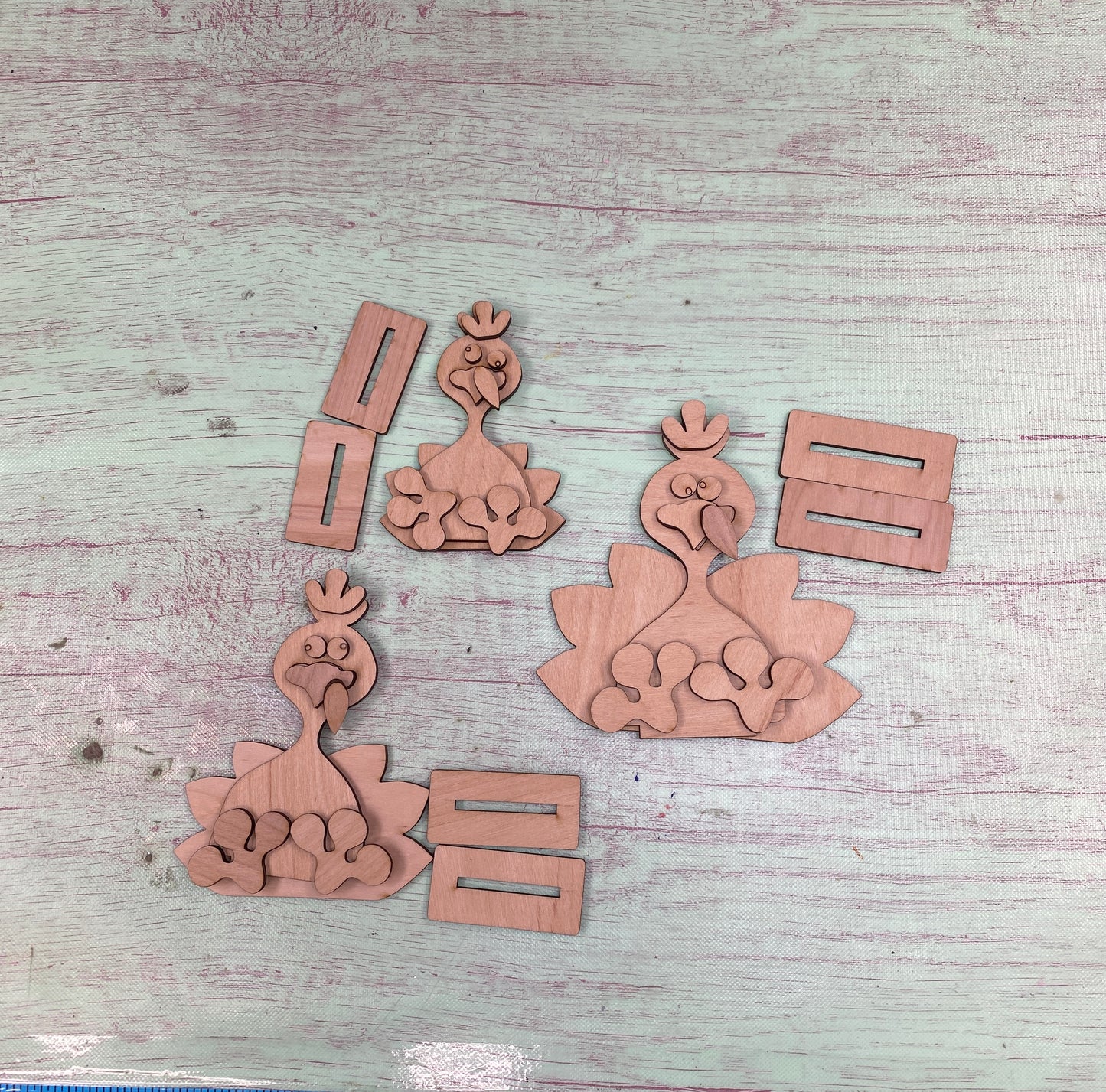 Thanksgiving Turkey Shelf Sitter / Whimsical Fall Decor /  Blanks for DIY Project