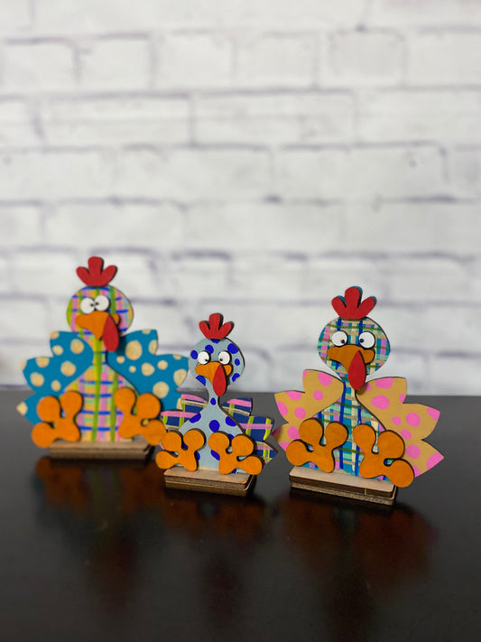 Thanksgiving Turkey Shelf Sitter / Whimsical Fall Decor /  Blanks for DIY Project