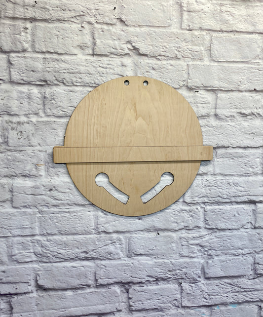 Jingle Bell Door Hanger Laser Cut Wooden Blank