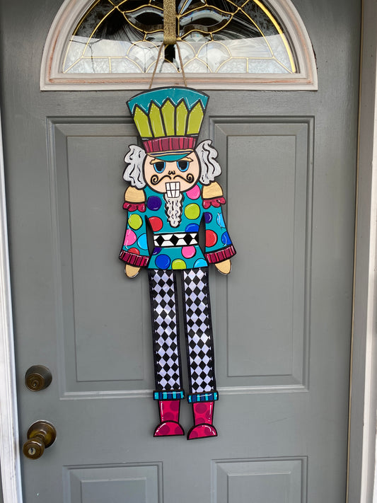 Nutcracker Door Hanger Laser Cut Blank for DIY Project