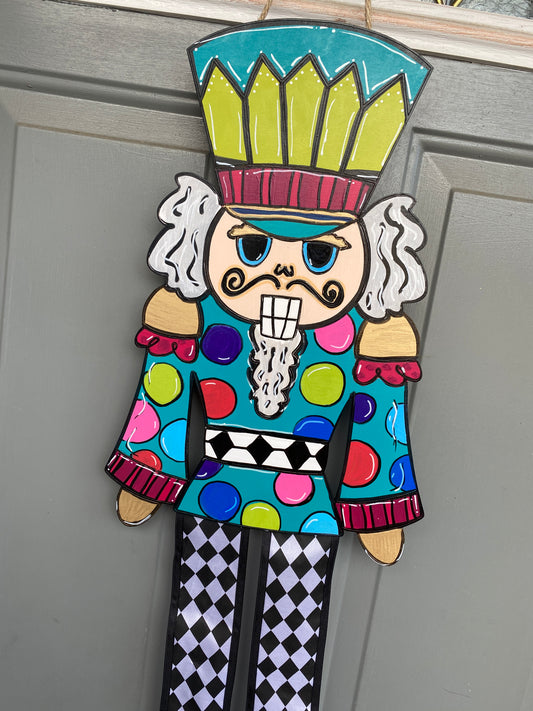 Nutcracker Door Hanger Laser Cut Blank for DIY Project