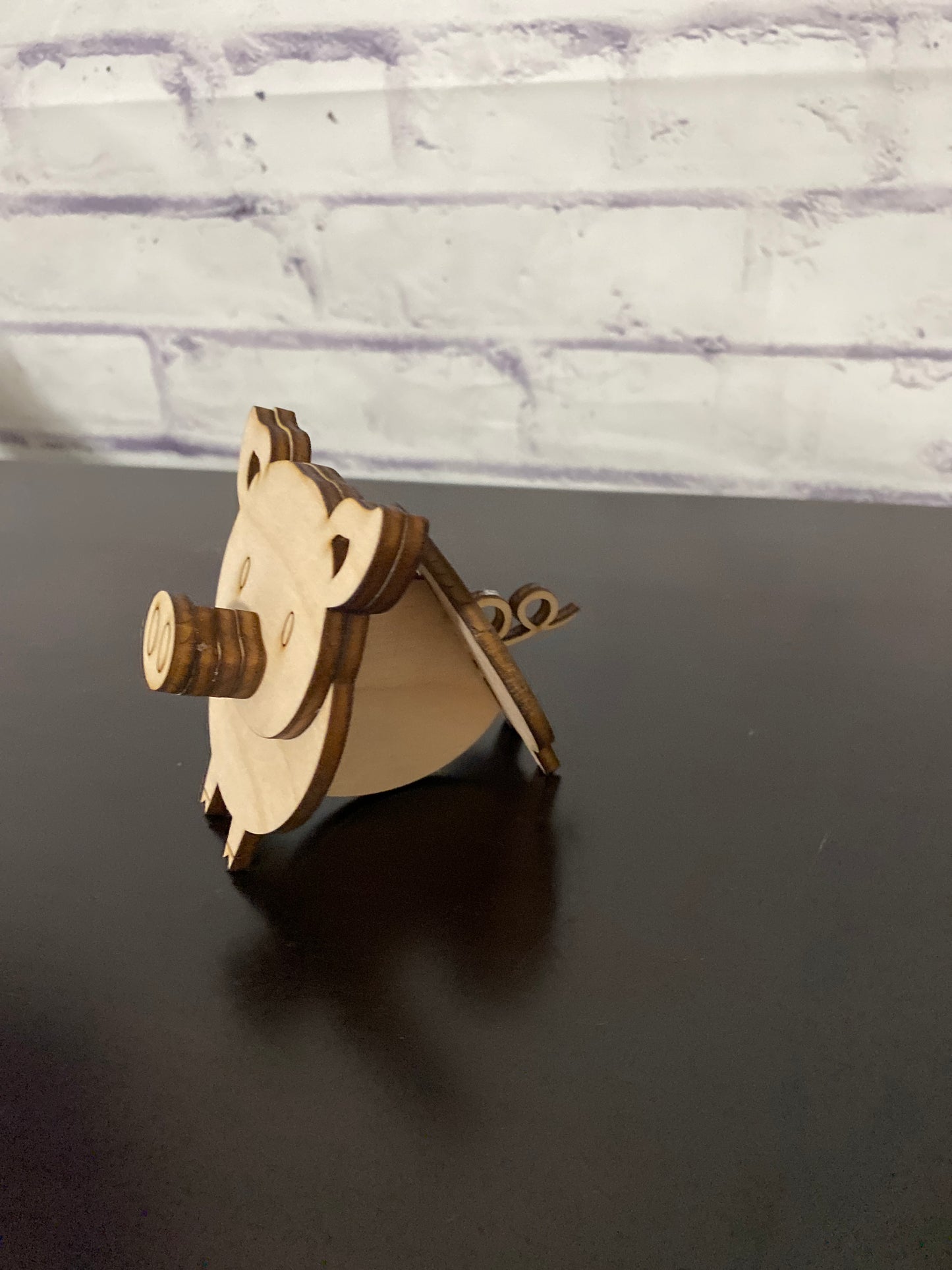 Eyeglass Holder, Unicorn, Hedgehog, Pig, Dino Eyeglass Stand   Laser Cut / Engraved Wooden Blank