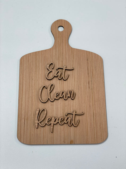 Cutting Board Shaped Sign / Laser Cut Blank for DIY Project