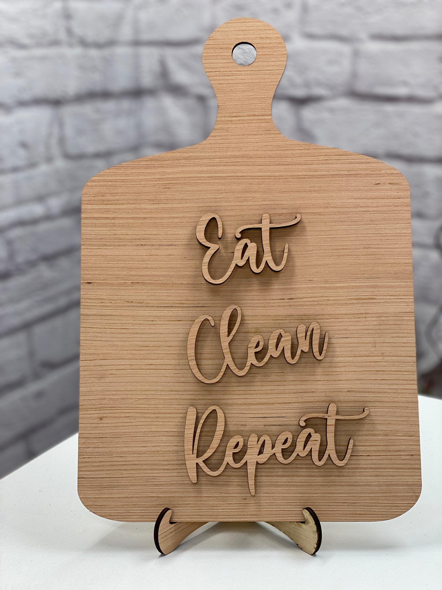 Cutting Board Shaped Sign  /  Laser Cut Blank for DIY Project