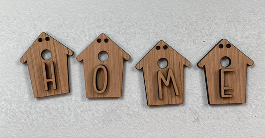 Bird Themed Tiered Tray Set Laser Cut Blank for DIY Project