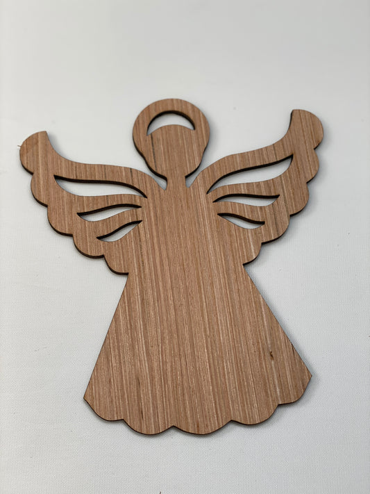Angel Laser Cut / Engraved Wooden Blank