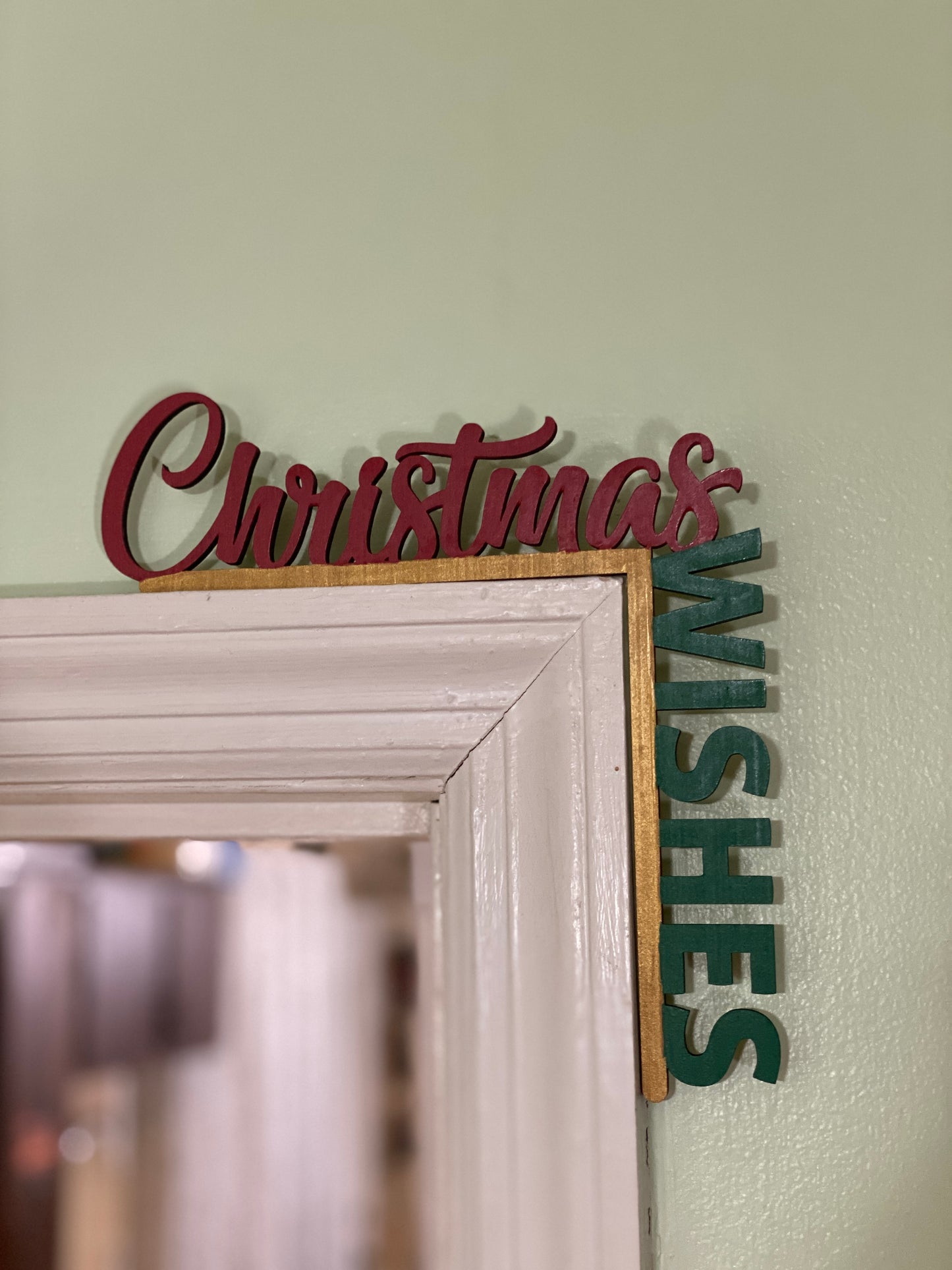 Christmas Themes Doorframe Corner Accent Christmas Holiday Decor Gift