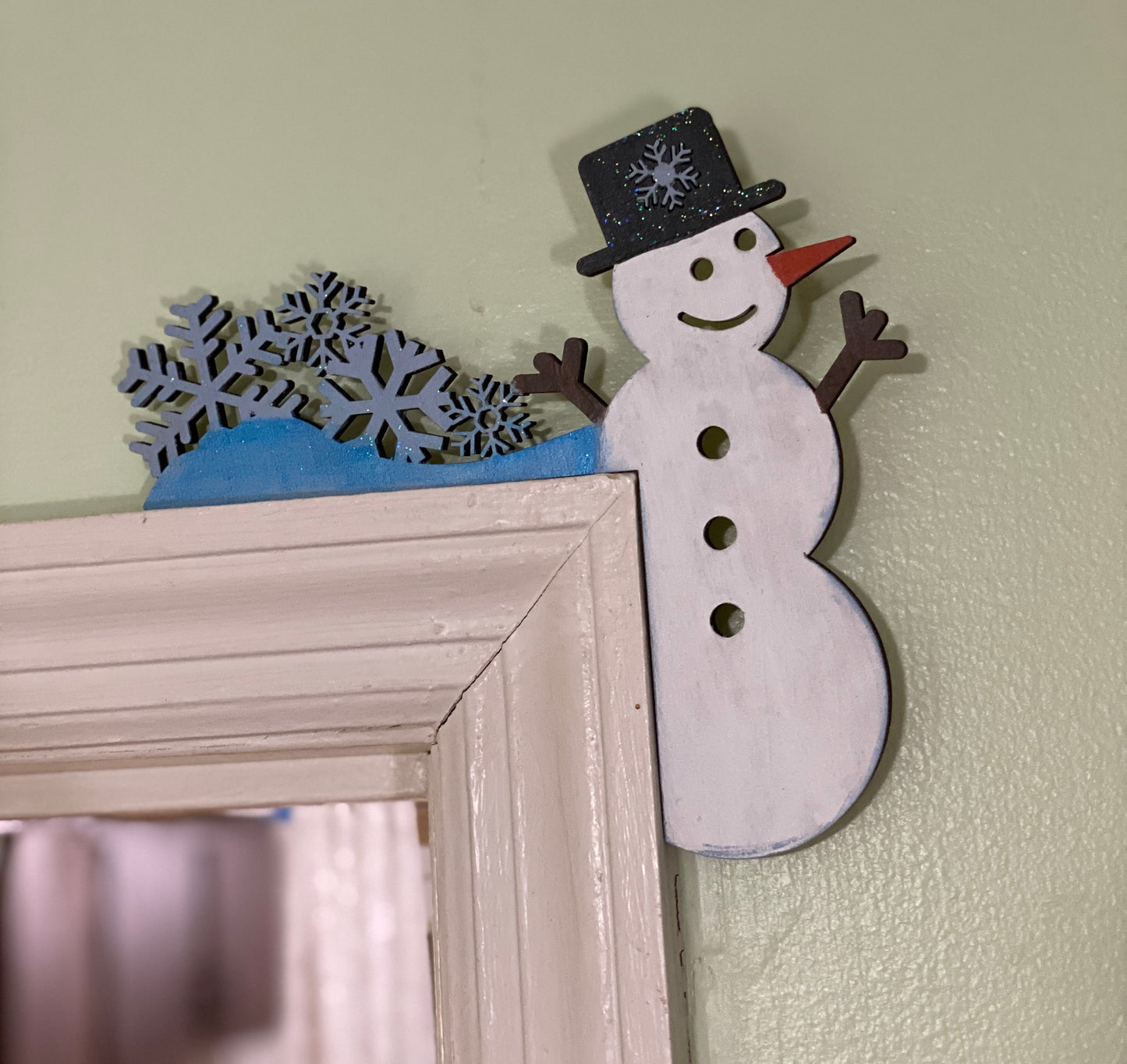 Christmas Themes Doorframe Corner Accent Christmas Holiday Decor Gift