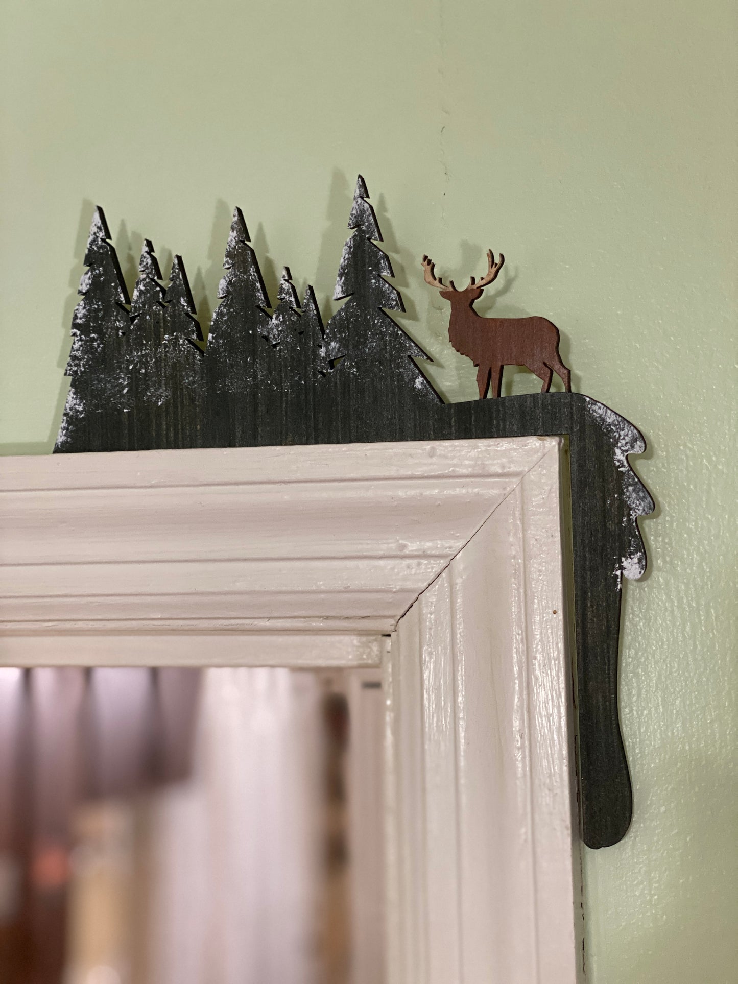 Christmas Themes Doorframe Corner Accent Christmas Holiday Decor Gift