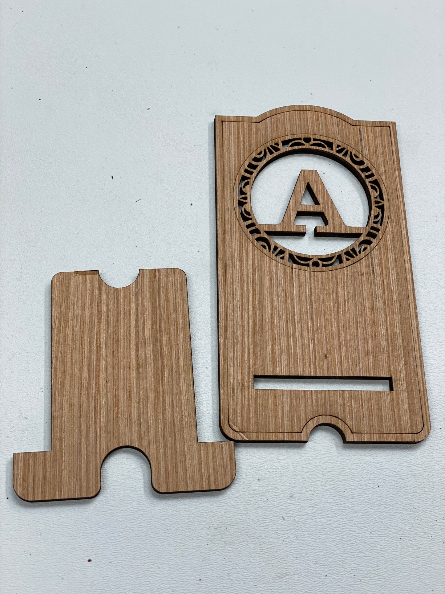 Monogram / Initial Cell Phone or Tablet Stand Laser Cut Blanks