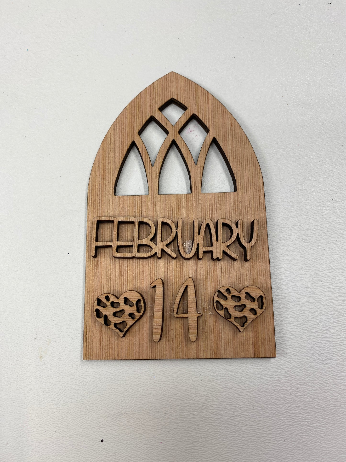 Farmhouse Cow Valentine Themed Tiered Tray Set Laser Cut Blank for DIY Project