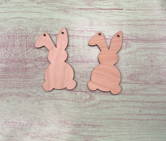 Bunny Blank Banner Pieces/ Hanger Laser Cut Blank for DIY Project