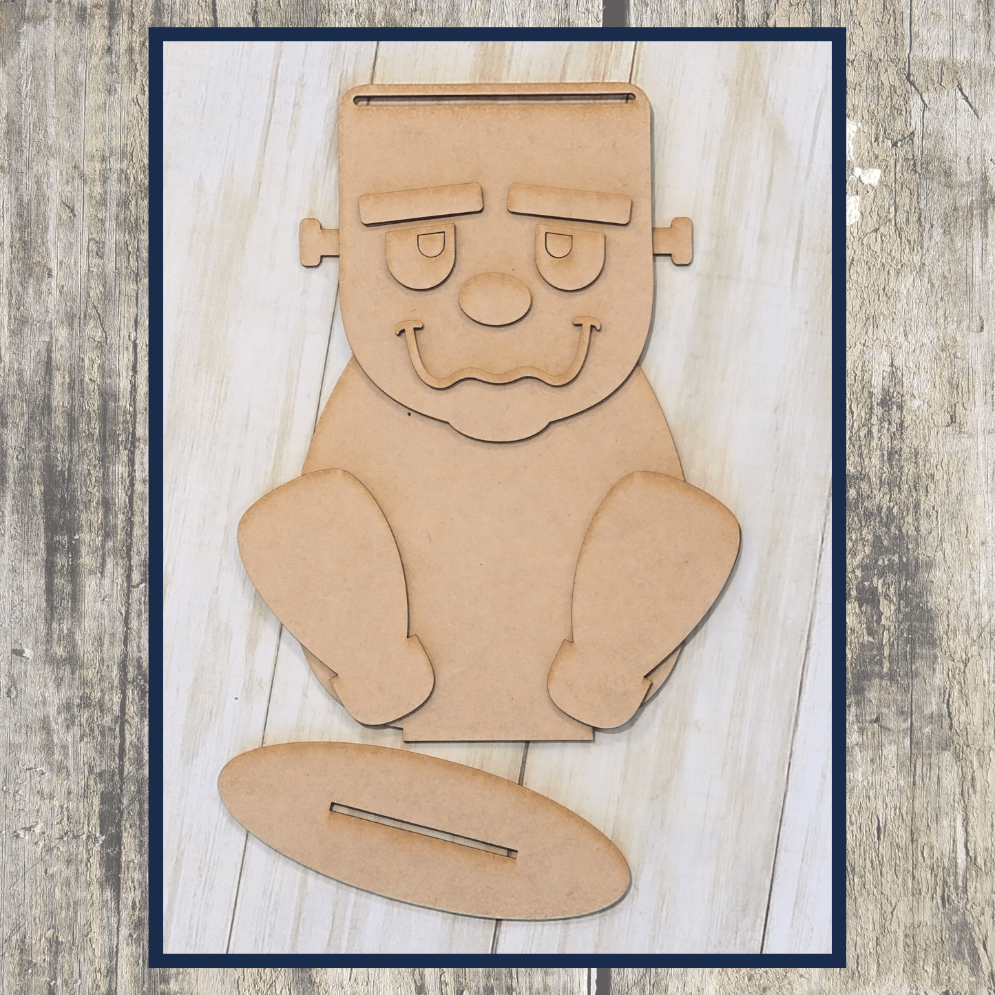 Frankenstein Shelf Sitter / Halloween Decor / Laser Cut Door Hanger / Blanks for DIY Project