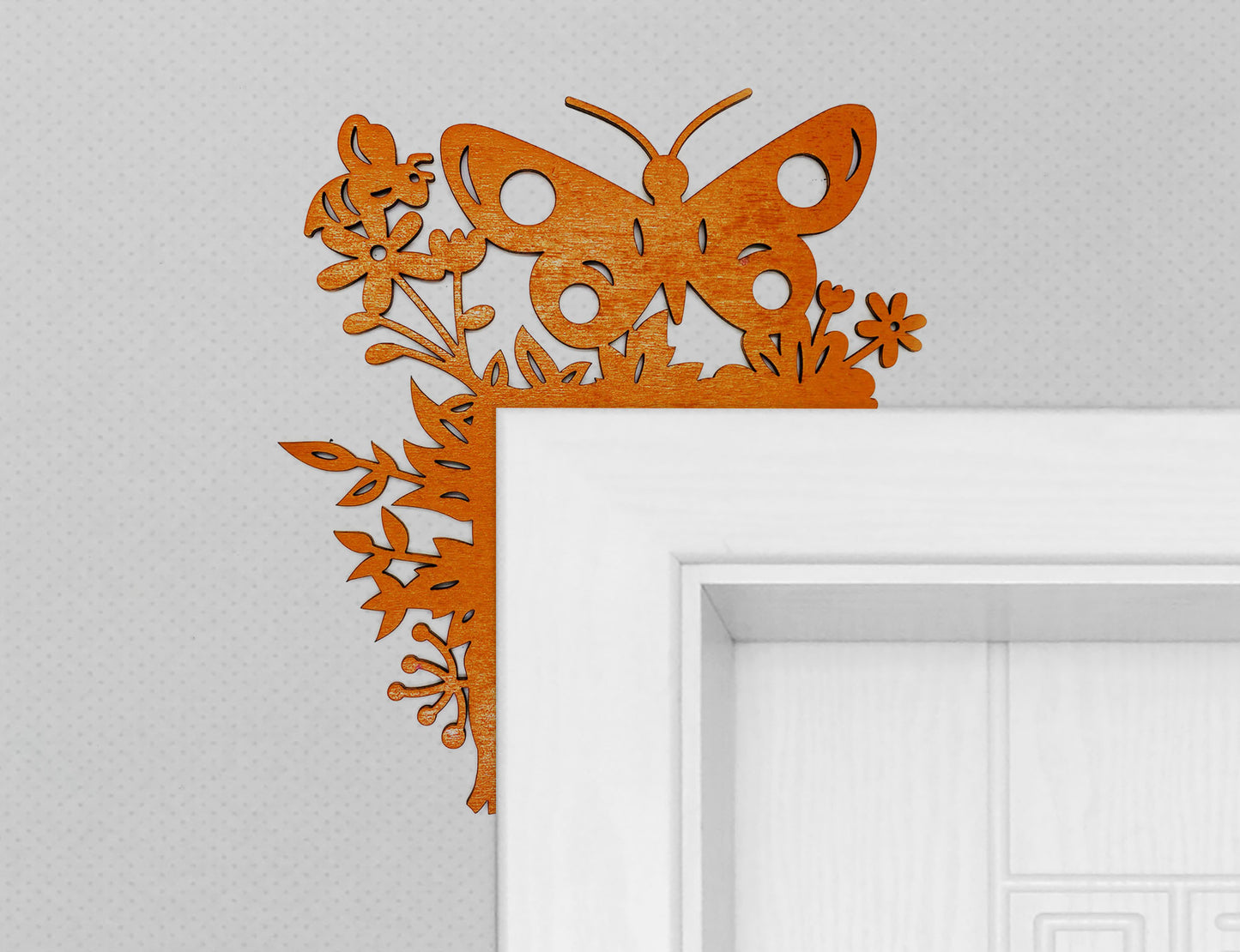 Girls Room Decor  Doorframe Corner Accent Laser Cut Out Blank