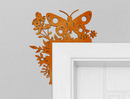 Girls Room Decor  Doorframe Corner Accent Laser Cut Out Blank