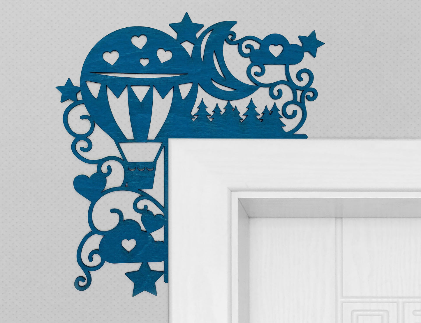 Girls Room Decor  Doorframe Corner Accent Laser Cut Out Blank