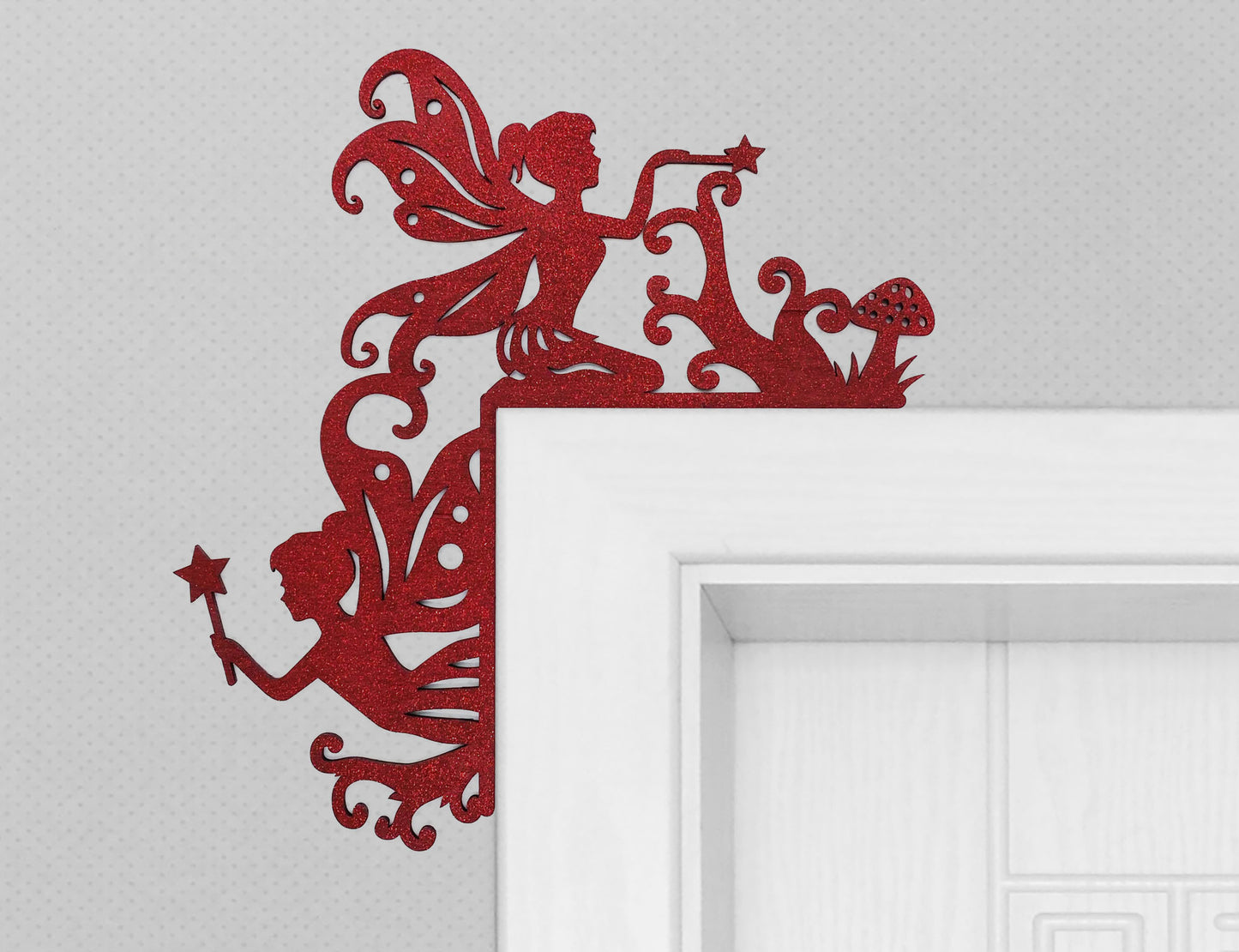 Girls Room Decor  Doorframe Corner Accent Laser Cut Out Blank