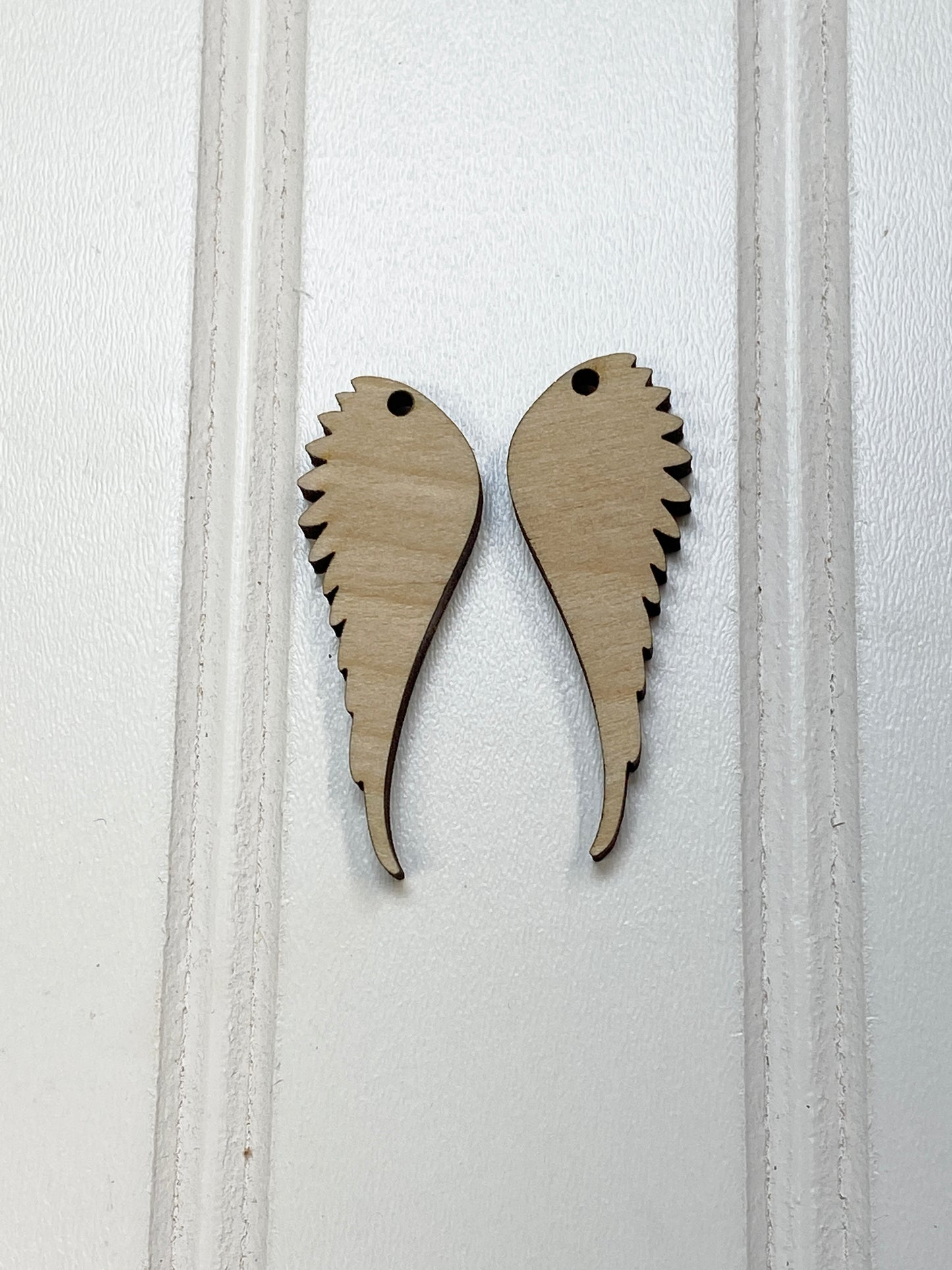 Angel Wing Earrings Laser Cut Out Blank