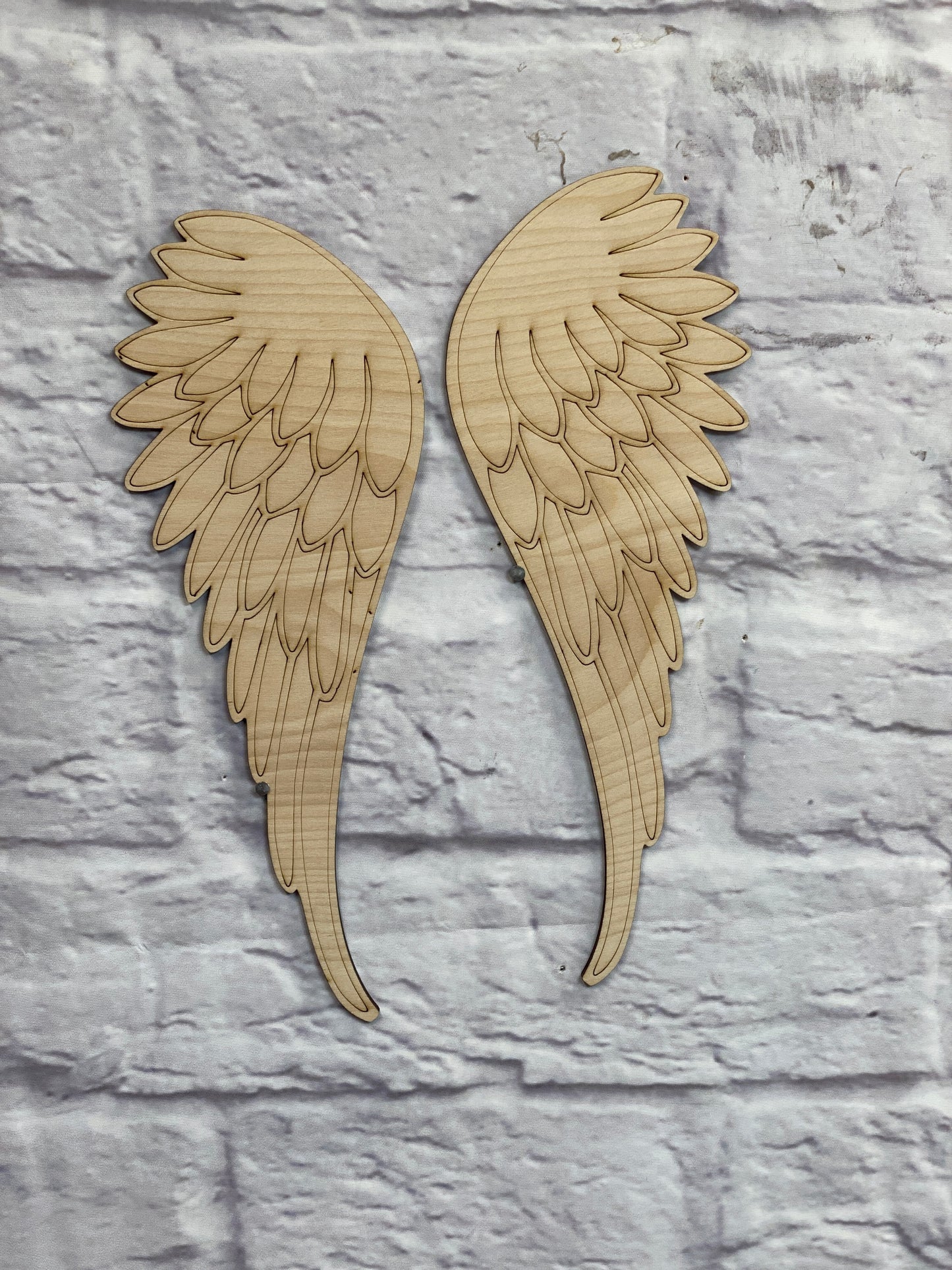Angel Wings Wooden Laser Cut Out Blank