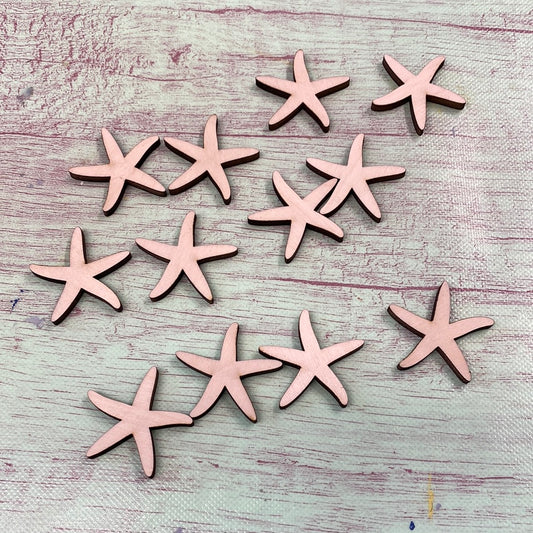 Starfish Shape Little Bitty / MINI  Laser Cut Blank for DIY Project