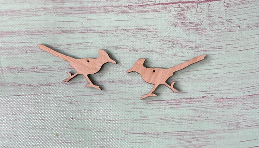 Roadrunner Earring Blanks Laser Cut Out Blank