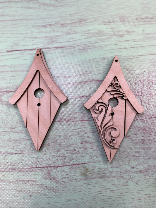 Birdhouse DIY Laser Cut / Engraved Wooden Blank