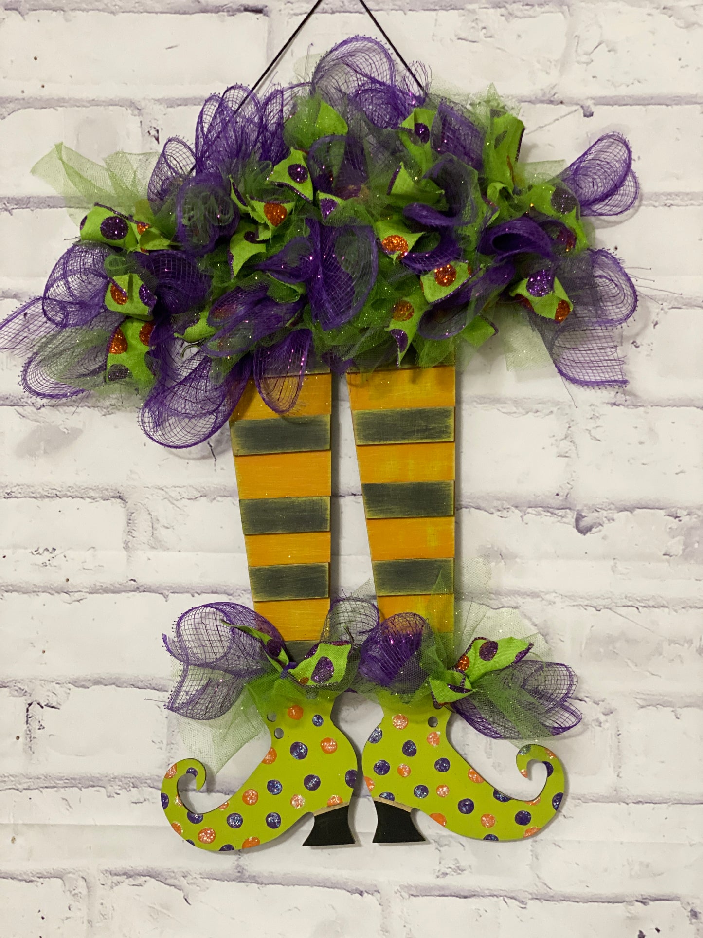 Witches Legs / Wreath Form / Halloween Decor /  Laser Cut Door Hanger / Blanks for DIY Project