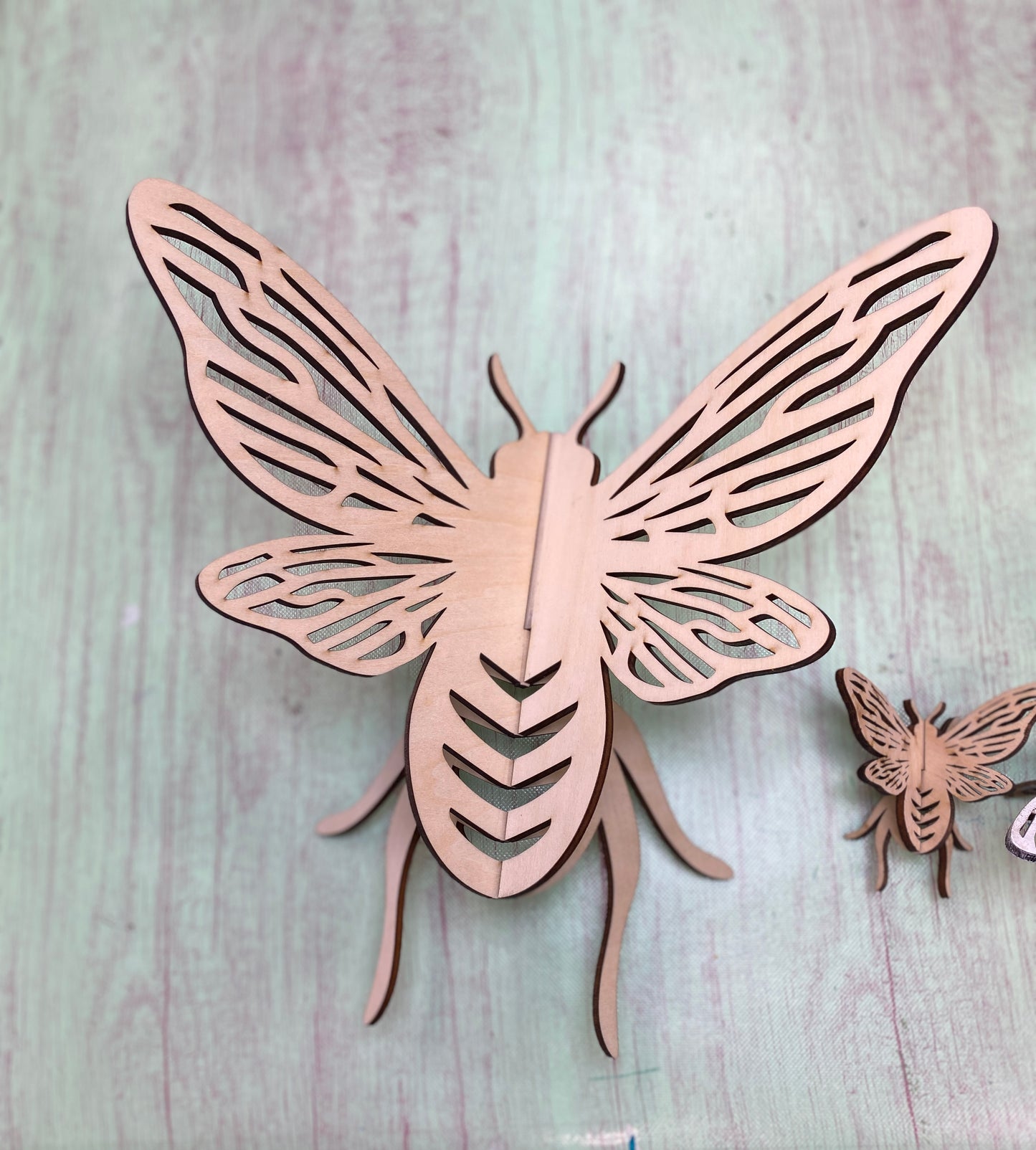3D Bumble Bee  Laser Cut Out Blank