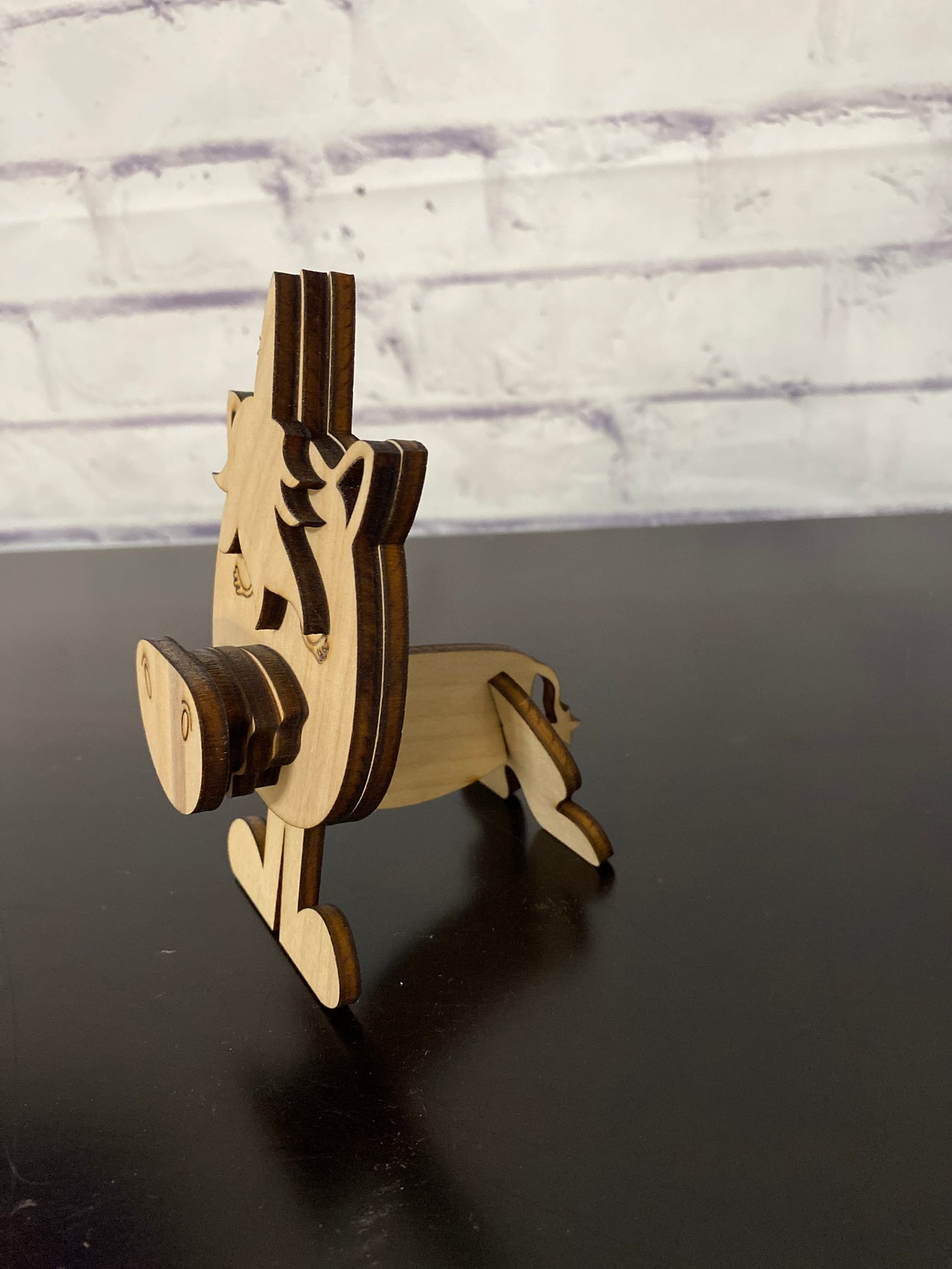 Eyeglass Holder, Unicorn, Hedgehog, Pig, Dino Eyeglass Stand   Laser Cut / Engraved Wooden Blank