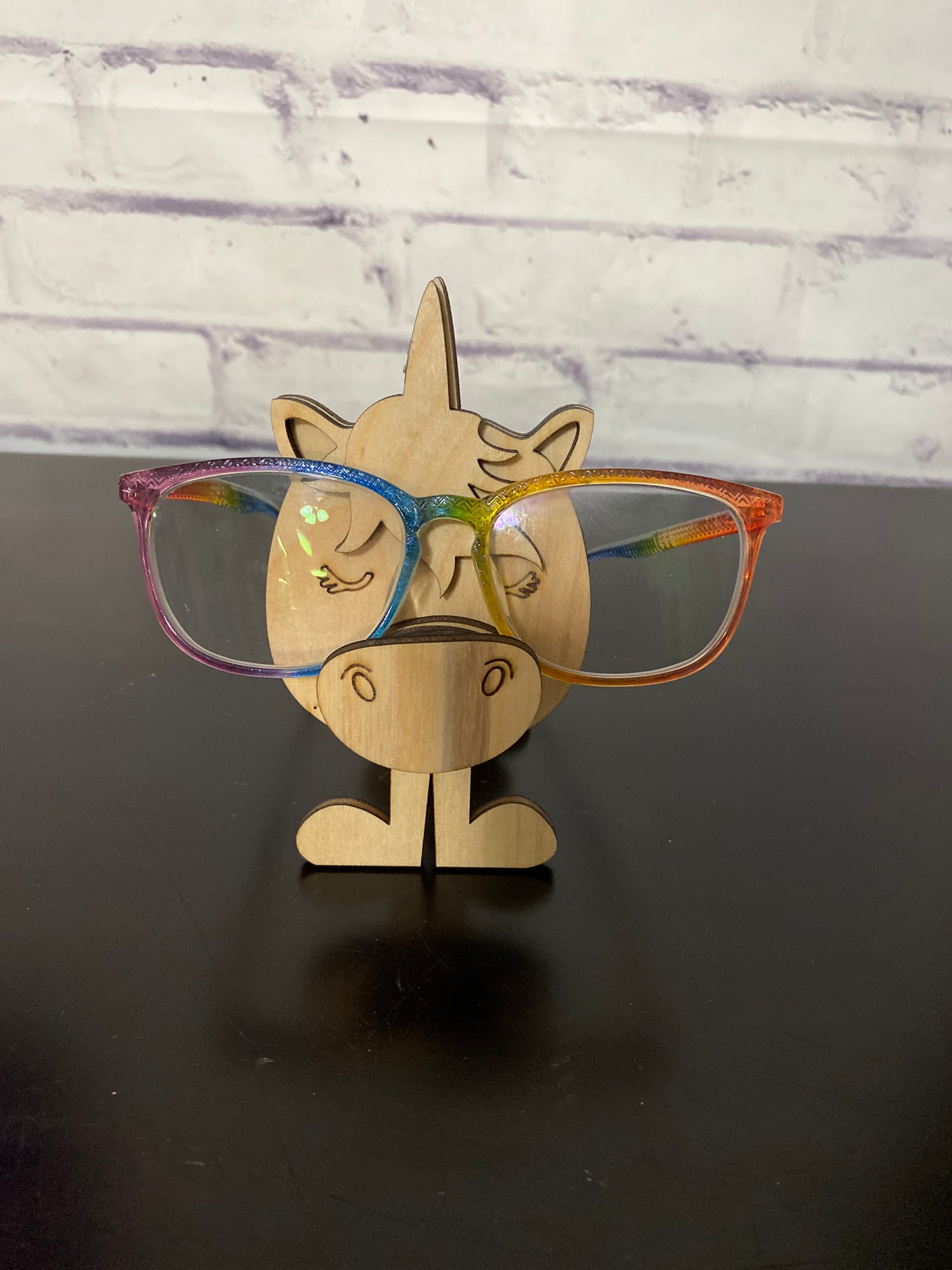 Eyeglass Holder, Unicorn, Hedgehog, Pig, Dino Eyeglass Stand Laser