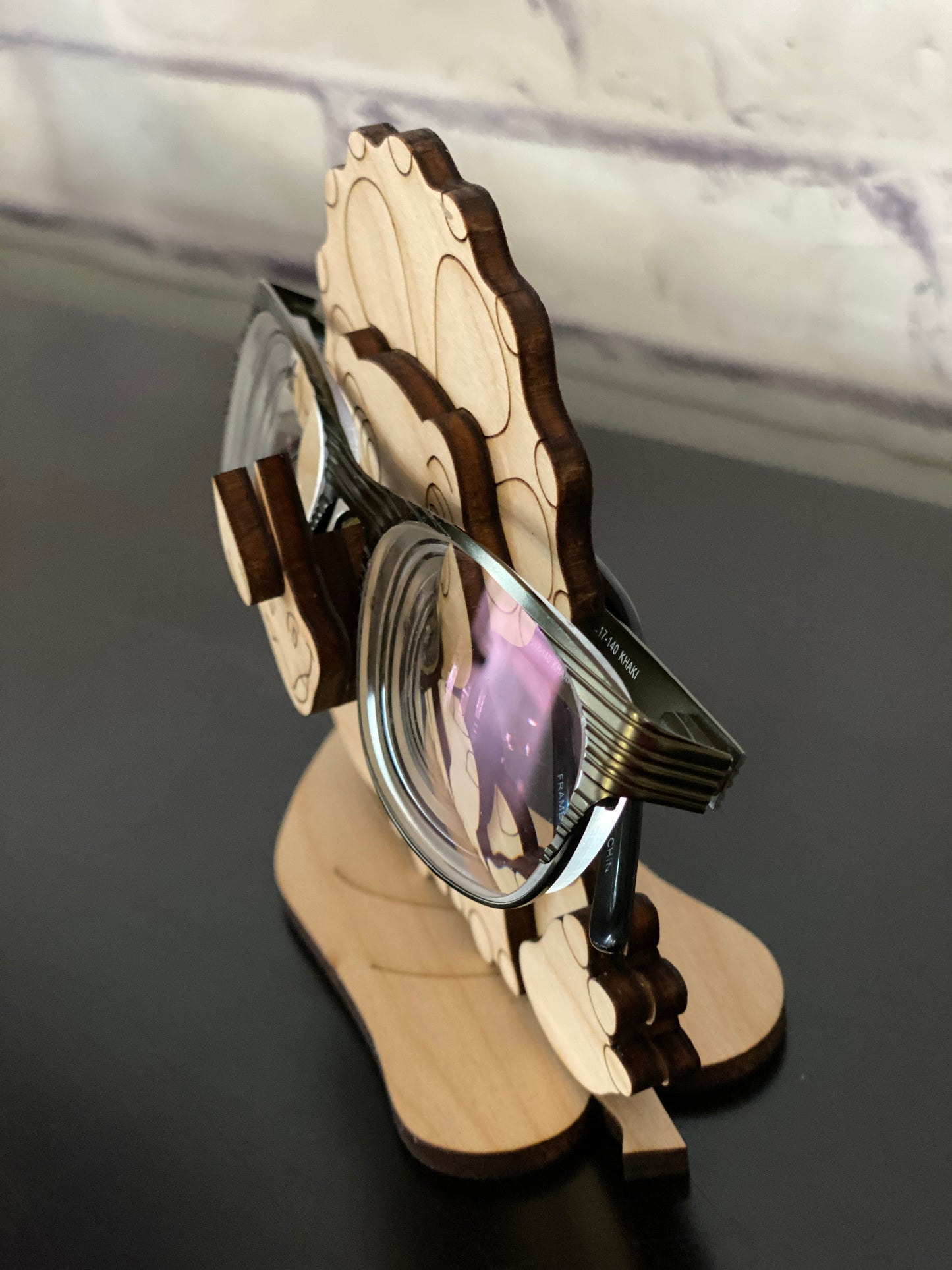 Eyeglass Holder, Unicorn, Hedgehog, Pig, Dino Eyeglass Stand   Laser Cut / Engraved Wooden Blank