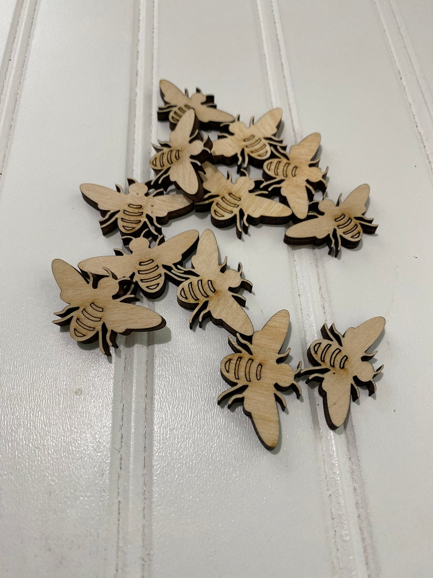 Bee Shape Little Bitty / MINI  Laser Cut Blank for DIY Project
