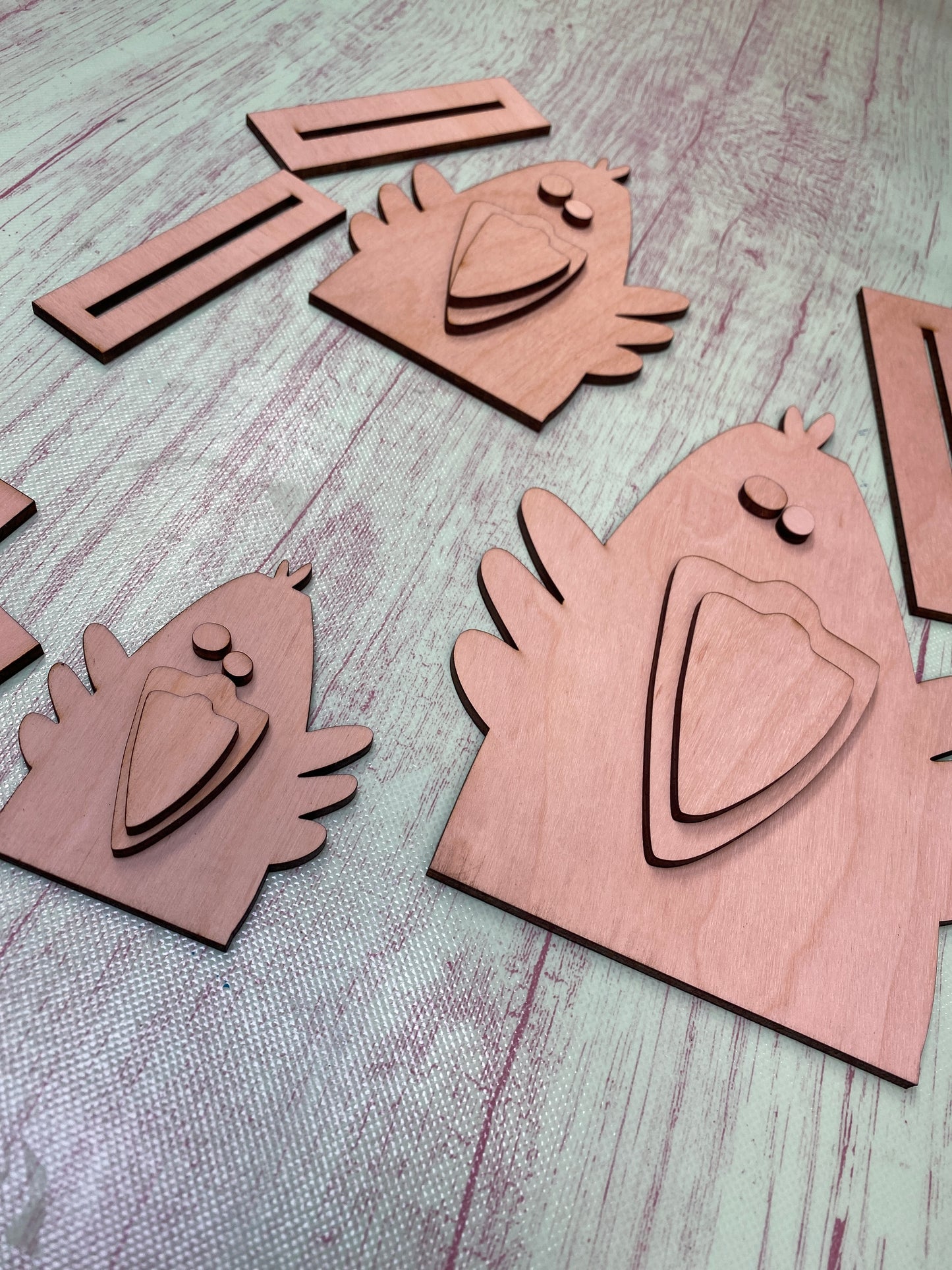 Crow Family Shelf Sitter / Halloween Fall Decor / Laser Cut Door Hanger / Blanks for DIY Project